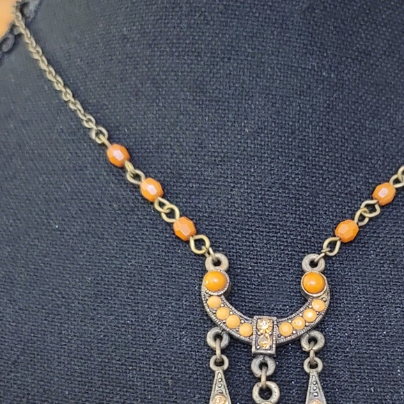EUC Avenue Women's Vintage Tribal Beaded Necklace - Picture 3 of 9